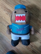 Kellytoy Blue DOMO Plush 2017 Stuffed Animal Toy Monster Baseball Player 15" NWT