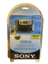 Sony SRF-M37V Walkman AM/FM Radio TV/Weather Digital Music 25 Presets NEW SEALED