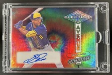 2024 Leaf Electrum Jackson Chourio Avenue Tie Dye Silver Board Auto #/35 #EA-JC1