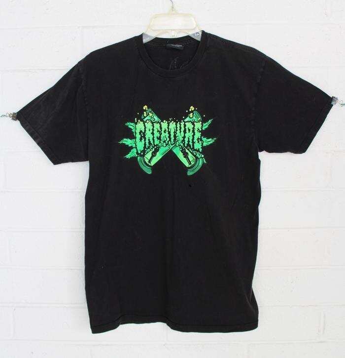 CREATURE Unisex Medium S/S T-Shirt Outline Classic Logo Skat