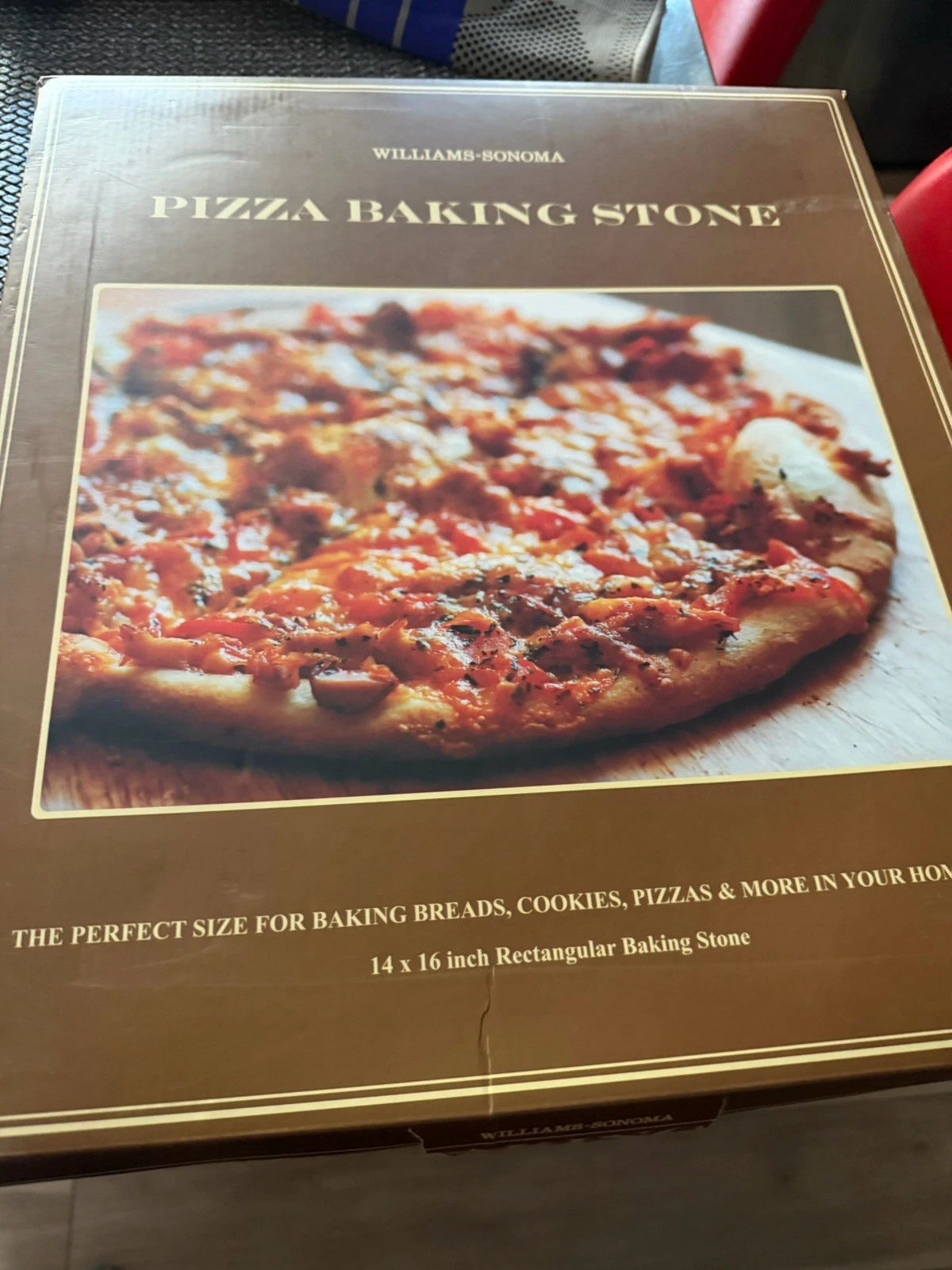 William Sonoma 14” X 16” Pizza Baking Stone - New Unused
Opens in a new window or tab