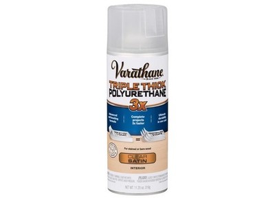 Varathane 318290 Polyurethane Satin Clear Water-Based 11.25 Oz., Clear