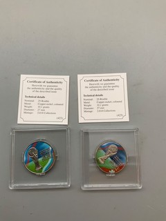 gs24# 2 Münzen 25 Rubel 2018 CuNi