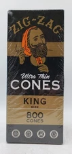 ZIG-ZAG Pre Rolled Cones Ultra Thin King Size 800 Cones Rolling Papers