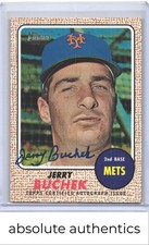 2017 Topps Heritage Jerry Buchek Real One Autographs 1968