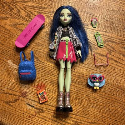 #ad #ad 2022 G3 Monster High Ghoulia Yelps Doll Sir Hoots A Lot amp; Accessories $32.00