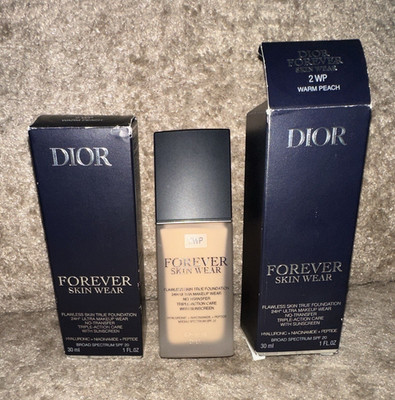 Dior Forever Skin Wear Foundation 2WP Warm Peach SPF 20 1 fl oz
