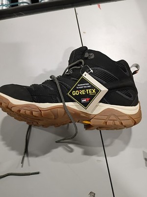MERRELL MOAB 2 MID GORE-TEX SIZE: 13M, BLACK/GUM - SIZE: MEN 13 - BLACK/GUM