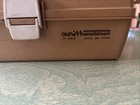 Vintage Old Pal ,Woodstream PF1050 Fishing Tackle Box 2 Trays /Tan Version 12" — photo 4