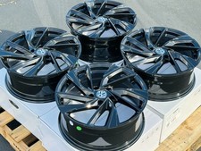 4 New 17 Black Rims Vw 5x112 Wheels Fits Caddy Alltrack Sportwagen Gti Passat 4 New 17 Black Rims Vw 5x112 Wheels Fits Caddy Alltrack Sportwagen Gti Passat