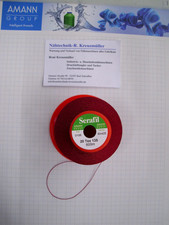 Serafil AMANN 20 Faden Rot FB 106 600 Meter Nähgarn Reißfest sehr starker Faden