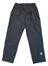FootJoy Pants Mens sz Large Black DryJoys HydroLite Select Windbreaker Rain Golf