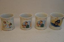 Vintage Occupational Shaving Mugs