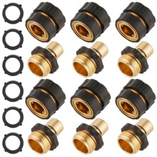 BILAL 6 Set Quick Connect Hose Fittings for Garden Hose Quick Connector with ...