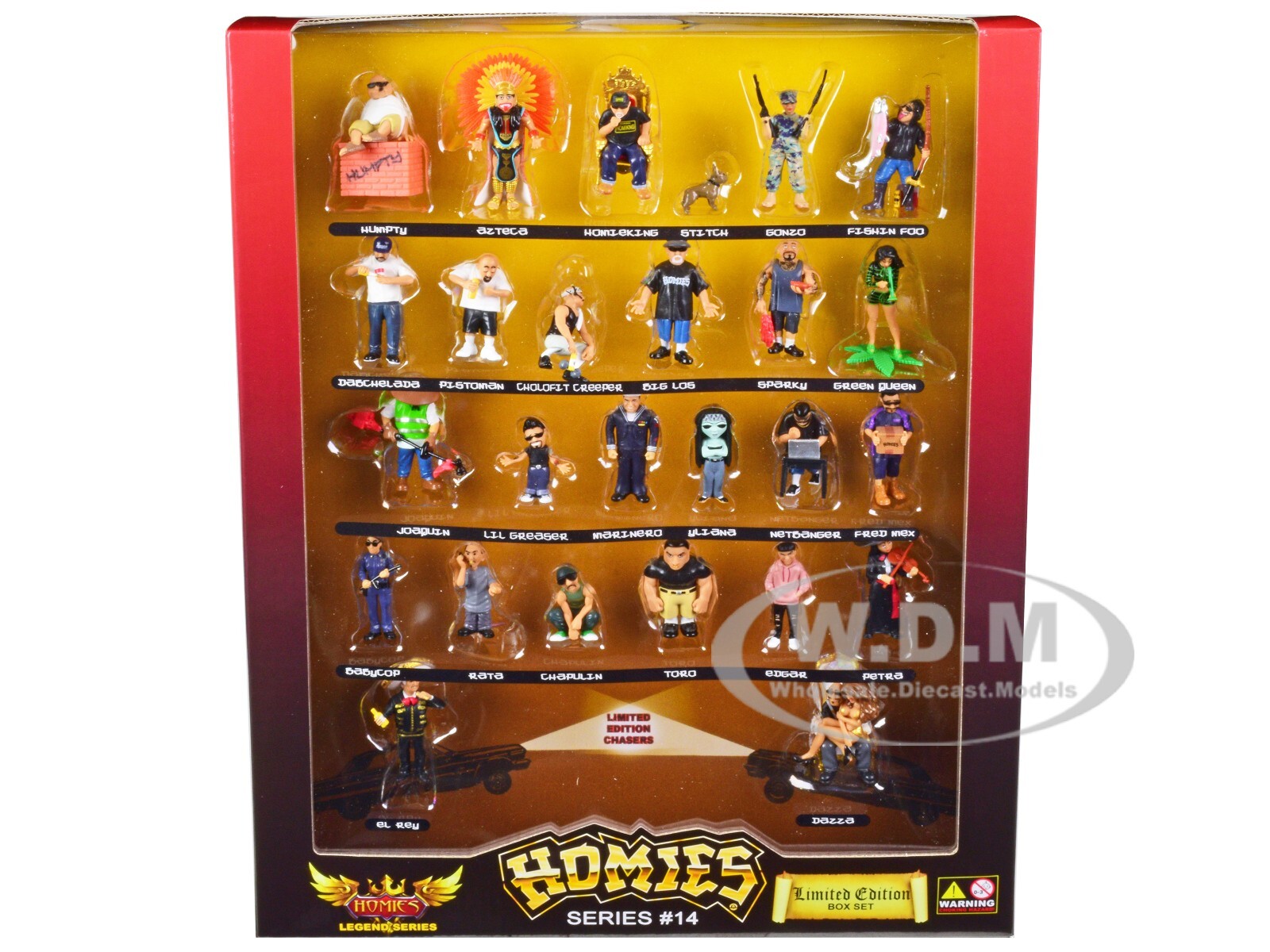 HOMIES НАБОР ИЗ 26 ФИГУРОК СЕРИИ 14 LTD. ТИРАЖ 5000 ШТУК ПО ВСЕМУ МИРУ ОТ HOMIES 20403