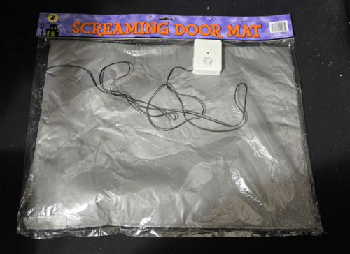 Felpudo vintage Halloween Screaming Haunted House East West Distributions Co. - Imagen 2 de 2