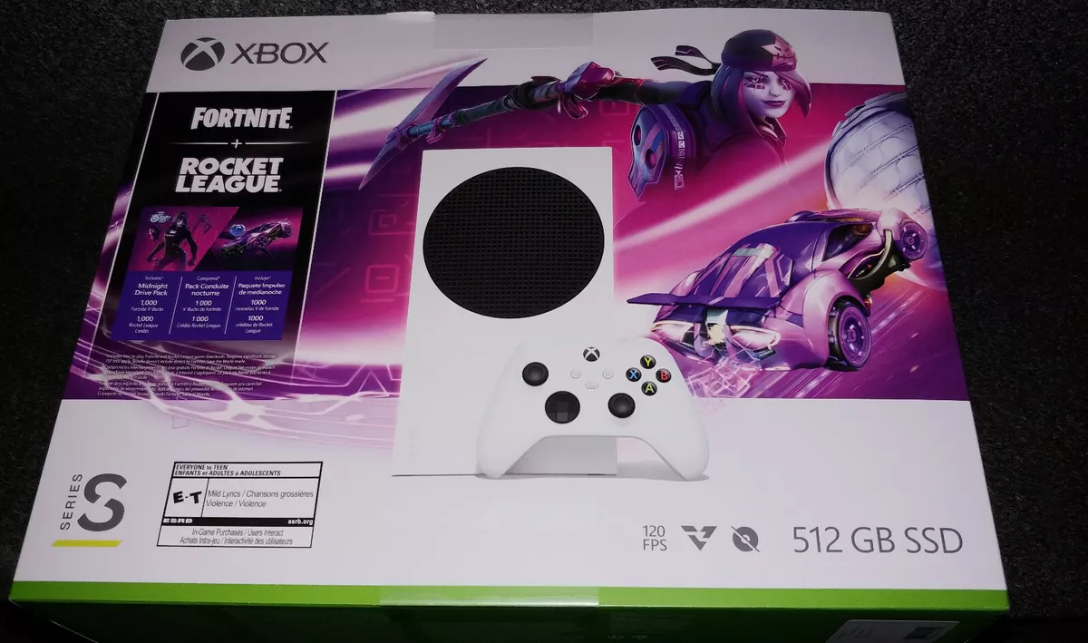 Microsoft Xbox Series S Fortnite & Rocket League Bundle 512GB Console -  White for sale online