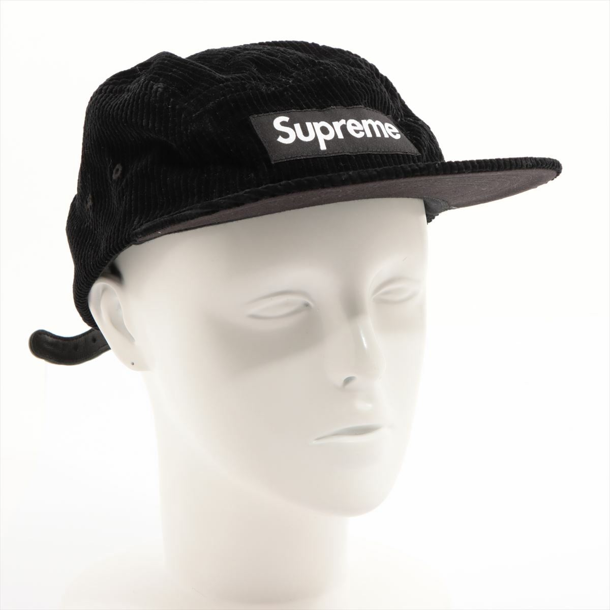 Supreme Box Logo Cap Corduroy Black 定番から最新購入 Box Money supreme Logo 新品未使用品 黒 Era New キャップ