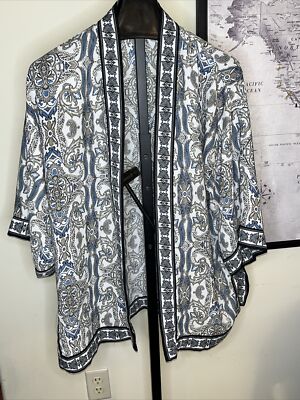 Paisley print cardigan sale