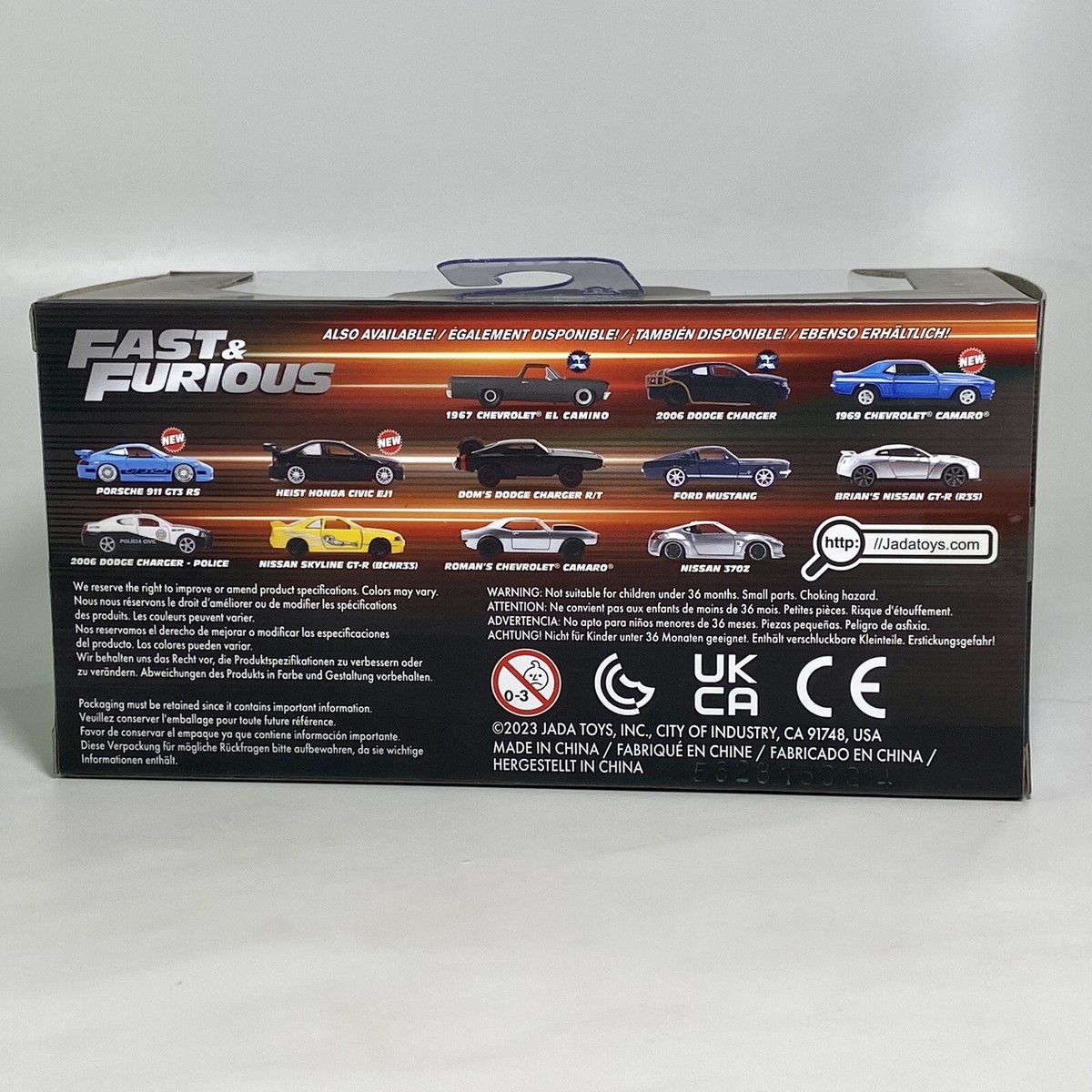 Jada 1995 Nissan Skyline GT-R (BCNR33) Fast & Furious 1:32 Scale