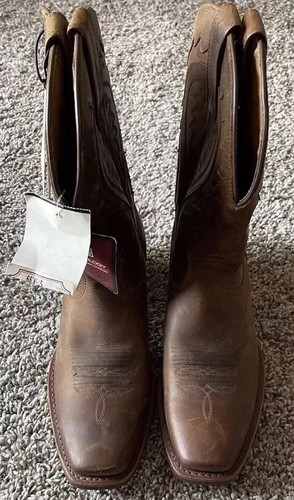 Ariat x Cavenders Herren Southern, Western Ranch Toasty Braun Stiefel Größe 8 Neu mit Etikett - Bild 4 von 20