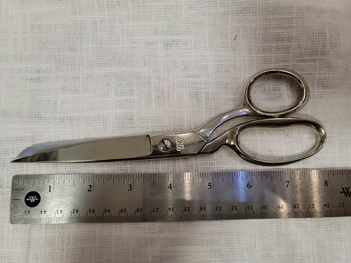 NEW DENCO 7" or 8" Bent Handle Dressmaker Shears Scissors made in Italy - Picture 3 of 6