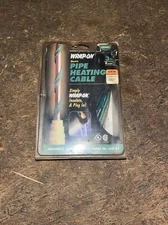 Pipe Heating Cable 3 ft Easy to Install with Sensor Light Built-in Thermostat