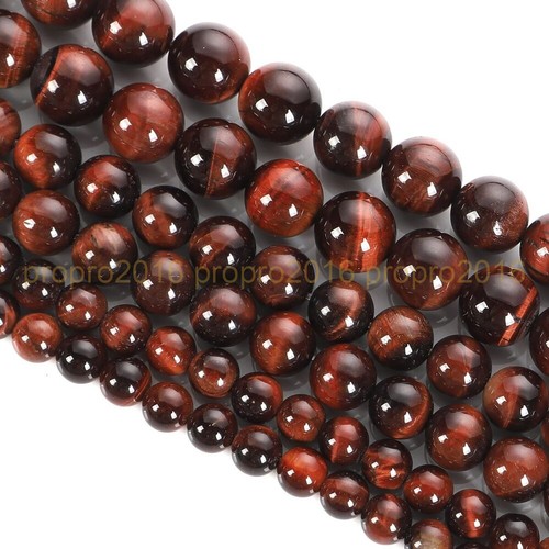 Natürlicher Tigerauge Edelstein Runde Lose Perlen 4mm 6mm 8mm 10mm 12mm - Bild 21 von 26