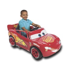 Macchina Elettrica DISNEY Saetta Lightning Mc Queen 6V Volante Gioco Suoni Luci