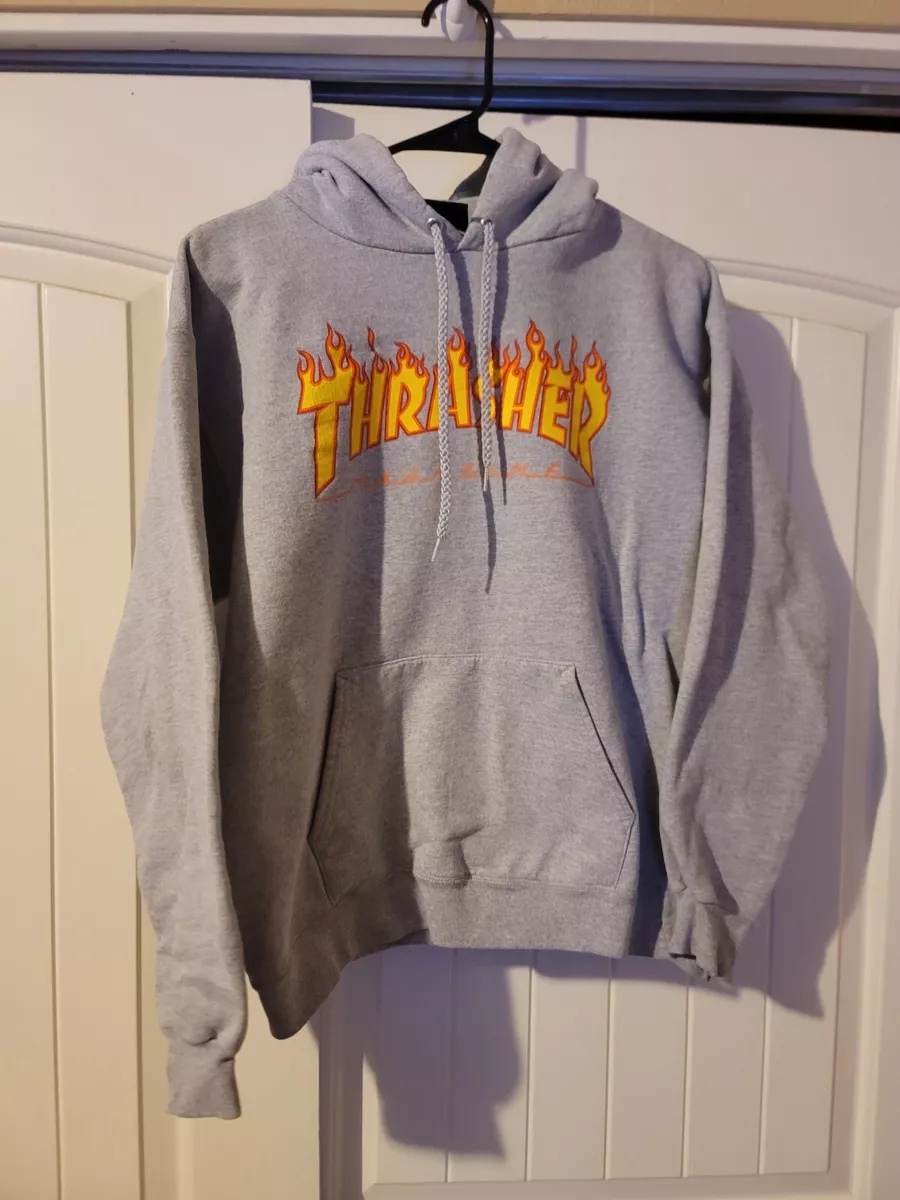 Thrasher wolf cheap hoodie