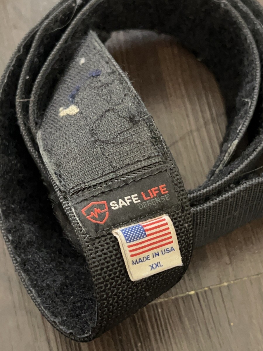 個人装備 SAFE LIFE DEFENSE Tactical Belt S Plain Leather Finish Duty Belt - Safe Life Defense