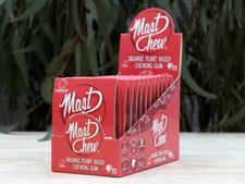 Organic Mastic Resin Strawberry Chewing Gum Mast Chew POS (12 x 8pcs)
