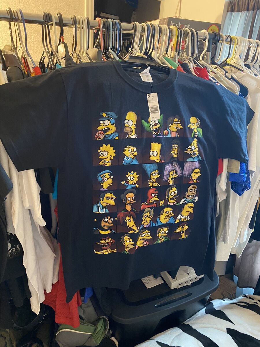 Vintage New The Simpsons Character T-Shirt Size L 2010 Kmart Vintage New The Simpsons Character T-Shirt Size L 2010 Kmart
