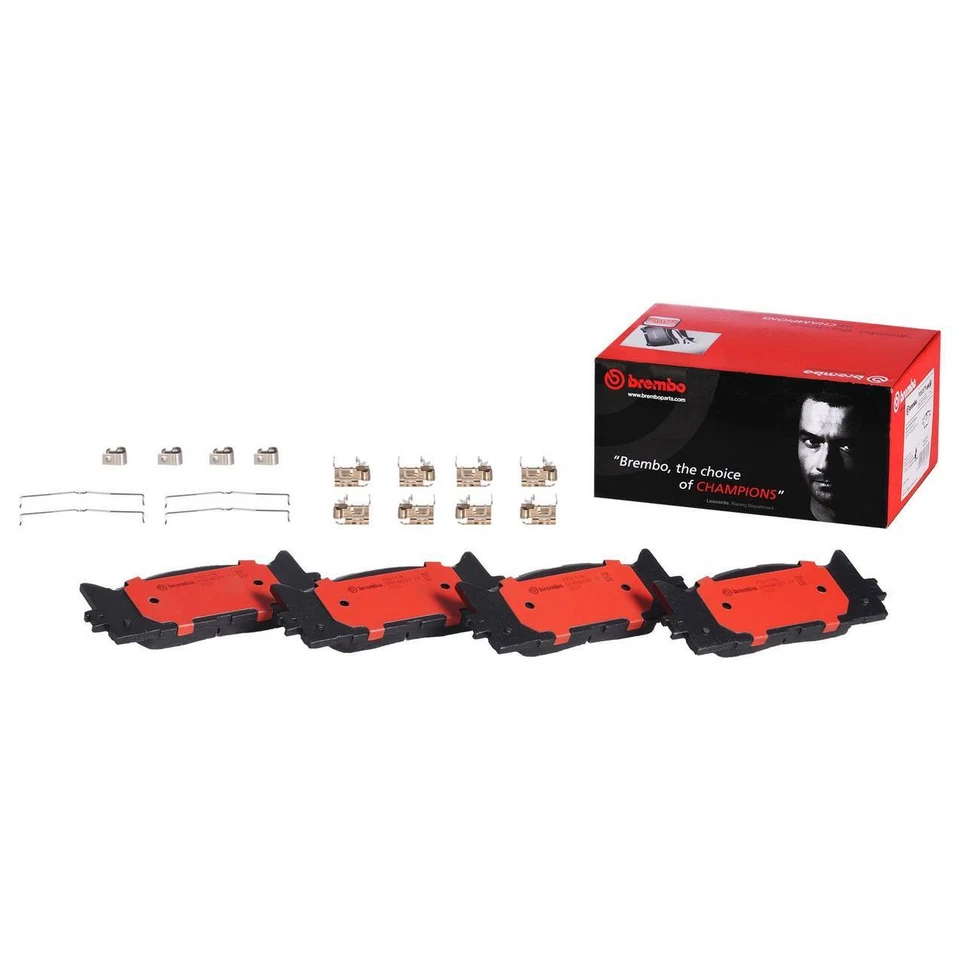 Juego de pastillas de freno de disco delanteras de cerámica Brembo P83117N para Toyota Avalon 2008-2018 Foto 3 de 4