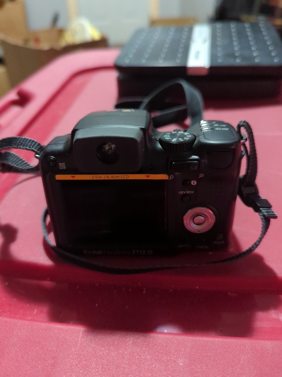 Kodak EasyShare Z712 IS 7.1MP Digital Camera - Black Untested | eBay