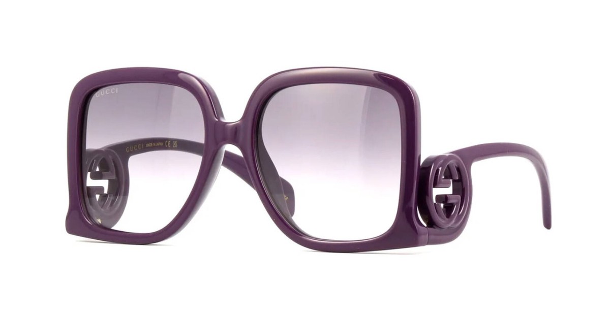 Gucci GG1326S Violet/Grey Shaded (003) Sunglasses | eBay display picture 2