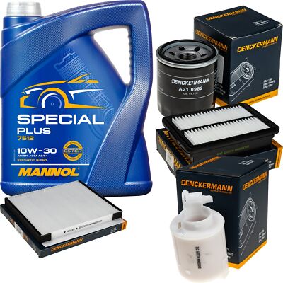 DENCKERMANN Inspektionspaket MANNOL Special Plus 10W-30 5L für KIA Proceed 1.0