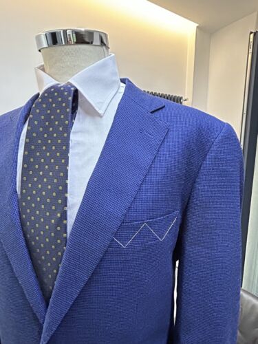 Traje Hombre Pied de Poule Azul Negro 46 48 50 52 54 56 58 60 de la Gota 6 - Imagen 13 de 15
