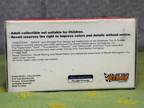 Coche diecast Jimmy Spencer #23 Winston 1998 Ford Taurus 1:64 Revell NASCAR NUEVO EN CAJA - Imagen 5 de 5
