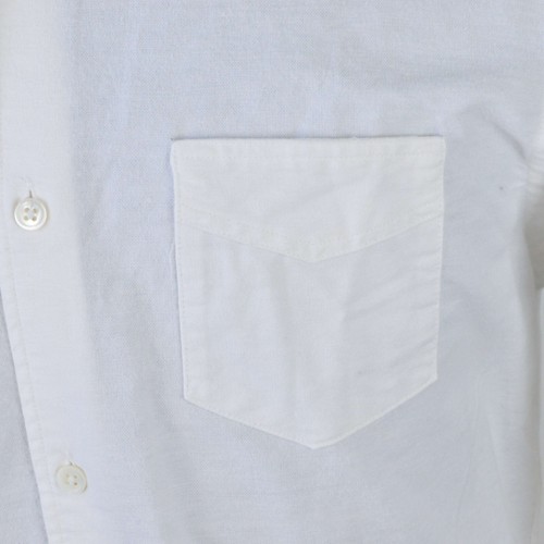 AllSaints Mens Shirt M White Long Sleeved Cotton Stretch Button-Up - Picture 3 of 9
