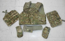 British Army Camo Osprey MTP Plate Carrier Vest w/Pouches 170/100 Free Shipping