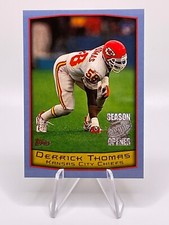 Derrick Thomas 1999 Topps Season Opener #31 Kansas City Chiefs 1 Owner Sharp!