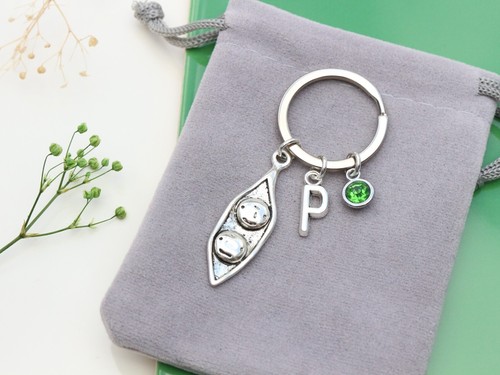 Two Peas in a Pod Keyring - Mother & Daughter Gift, Couples Gift, New Baby - Picture 7 of 10