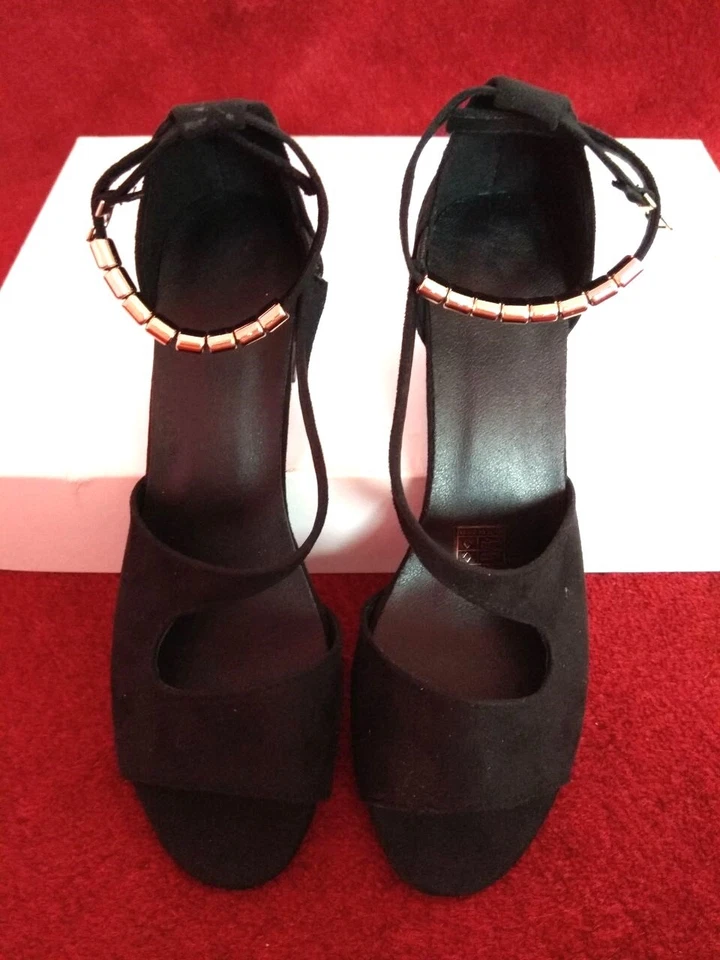 Chaussures neuves soirée sandales femme noires t :40 - Photo 4/4