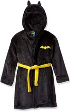 DC Comics Boys Batman Hooded Robe Size 2T 3T 4T 5T XS S M L