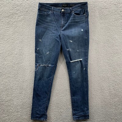 ROBERT RODRIGUEZ Womens Jeans Size 32 Dark Wash Denim Blue Mi Cielo High Rise