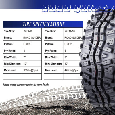 TWO 24X11-10 Air-Loc X-trail Tires 8 ply replaces Dunlop KT869 24X11.00 TWO 24X11-10 Air-Loc X-trail Tires 8 ply replaces Dunlop KT869 24X11.00