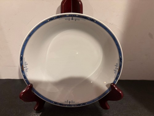 Set of 6 Porcelaine de Sologne Limoges Alhambra Blue 7" Salad Bowls - Picture 3 of 4