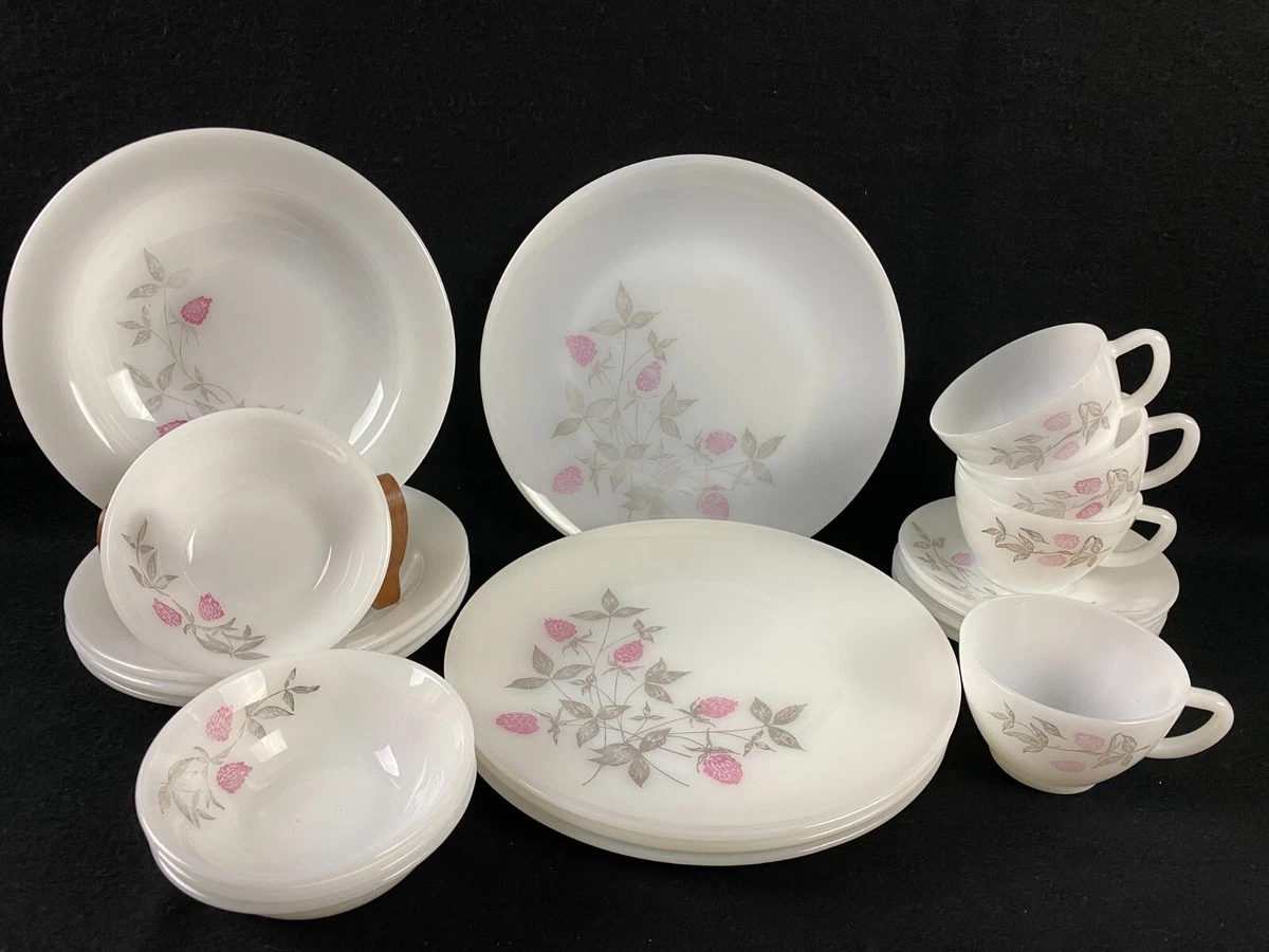 Pink Milk Glass Dinnerware – Coming Soon