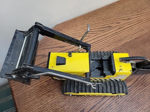 Vintage Yellow Pressed Steel Tonka Digger Excavator Trencher 18” Metal 1970s - Picture 6 of 12